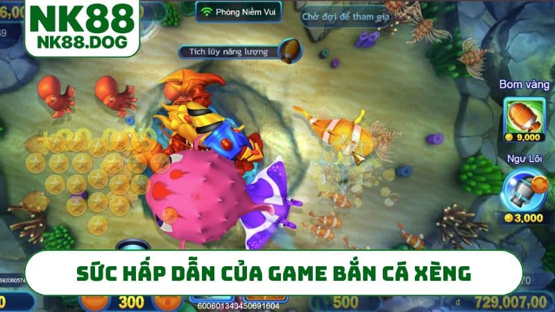 Sức hấp dẫn của game bắn cá xèng