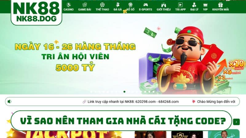 Vì sao nên tham gia nhà cái tặng code?
